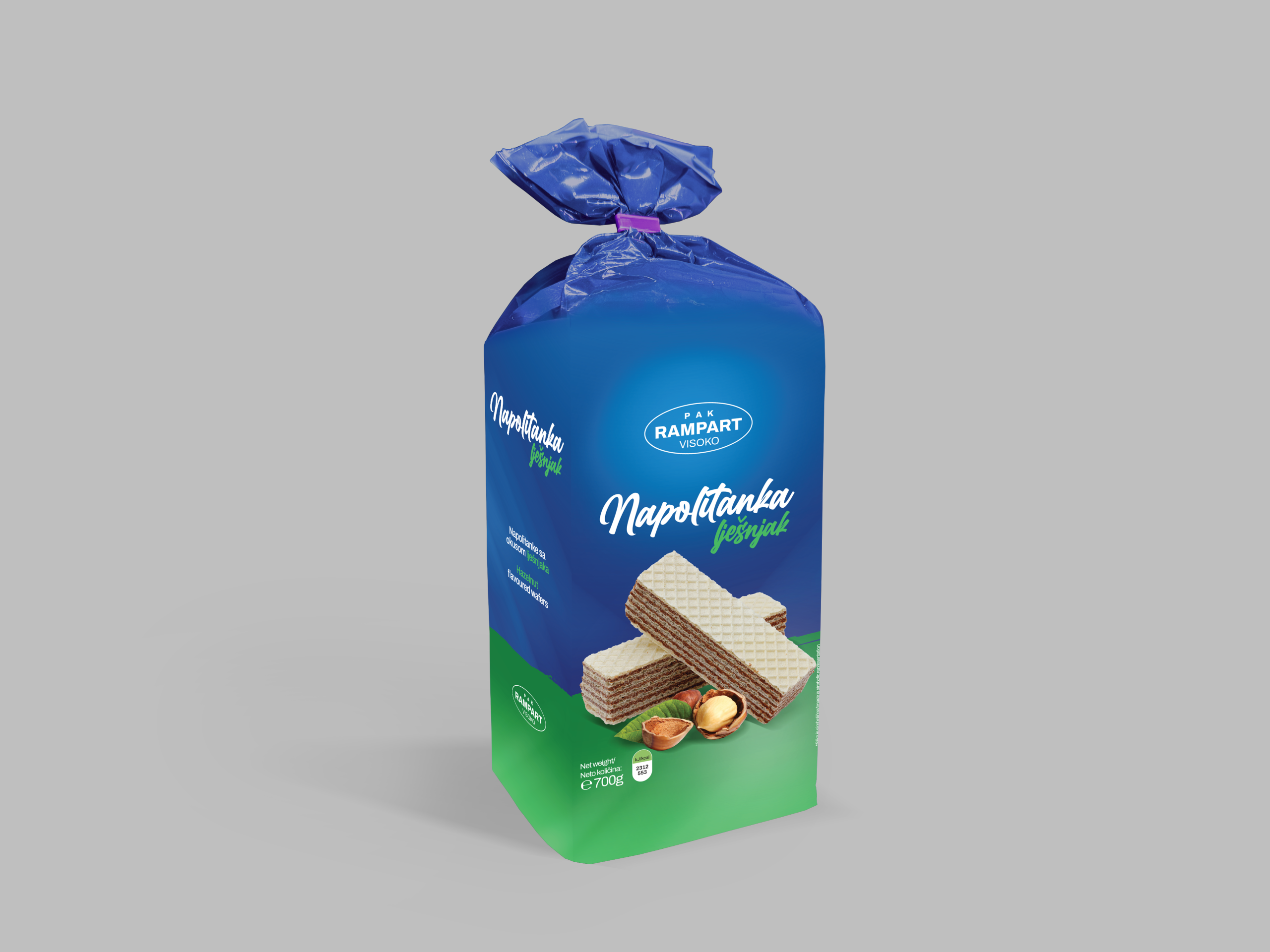 Napolitanke sa okusom Lješnjaka 700g